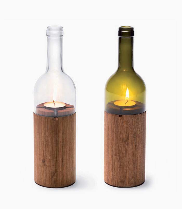 Alternative view of Wine bottle lantern
