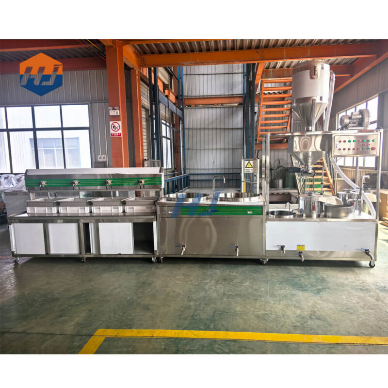 Alternative view of Automatic Four-press Tofu Machine