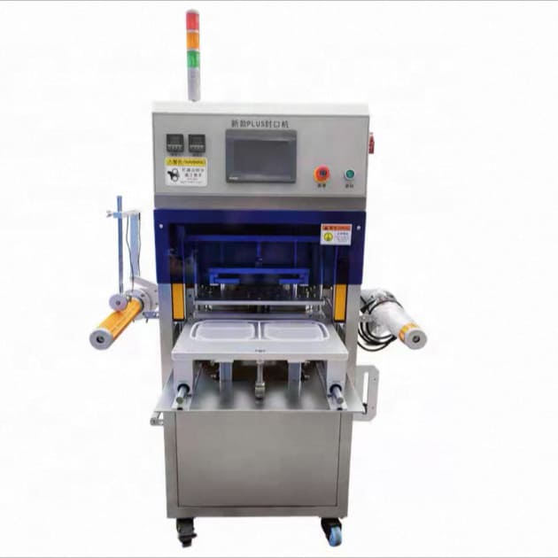 Alternative view of Boxed tofu packaging machine