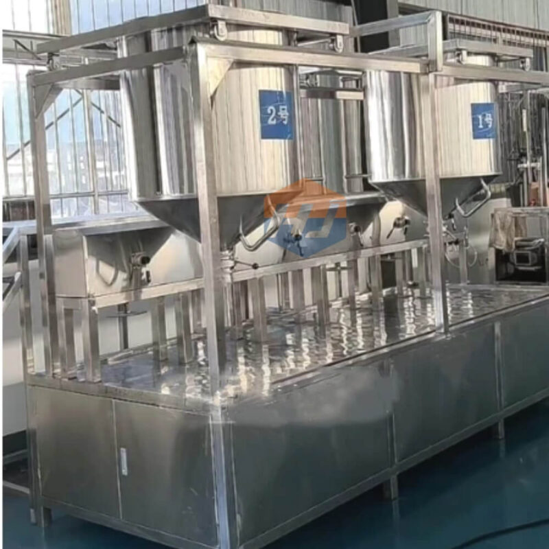 Alternative view of Sliding Rail Tofu Machine