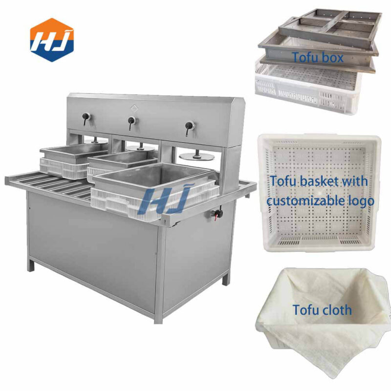Alternative view of Three-press Tofu Machine