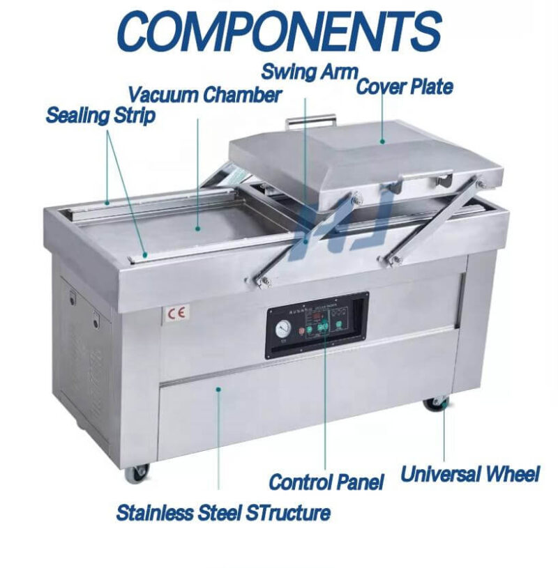 Alternative view of Vacuum package machine