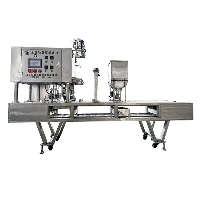 Tofu packaging machine